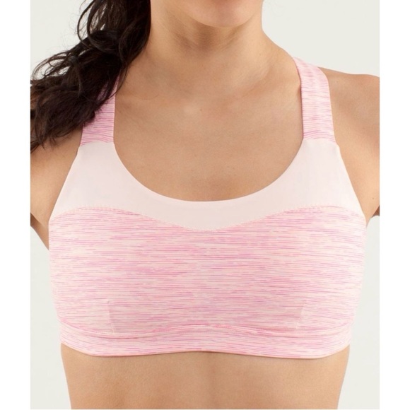 lululemon athletica Other - Lululemon Run: Hook Me Up Bra Pink